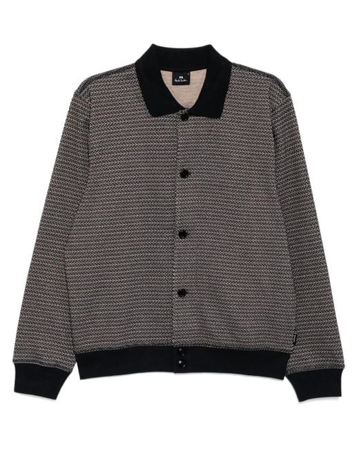 Paul Smith Black Single Jersey Jacket for men