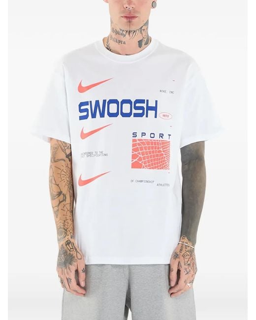 Nike White Nsw M90 Oc Lg Gfx Segb T-Shirt for men