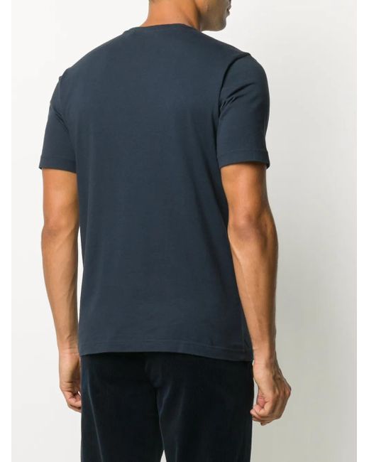 Aspesi Blue Pocket T-Shirt for men