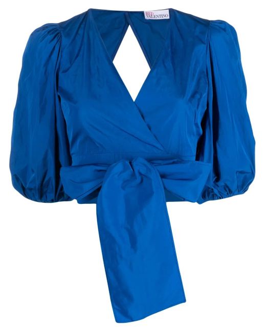 RED Valentino Cropped Top in het Blue