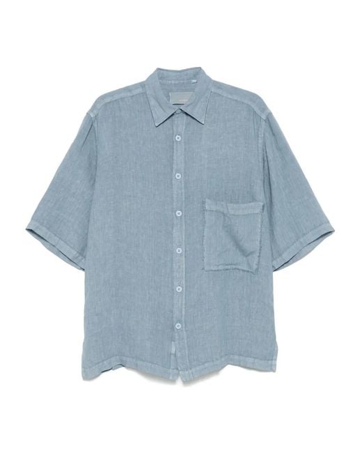 Costumein Button-Down Overhemd in het Blue voor heren