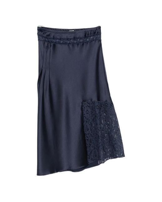 Damson Madder Blue Elea Midi Skirt