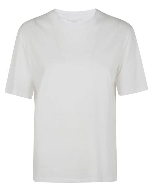 Majestic Filatures White Cotton T-Shirt