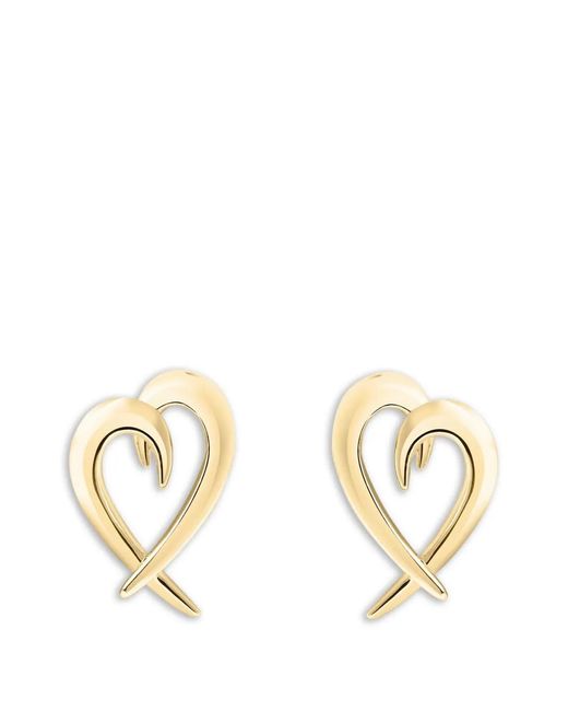 Shaun Leane Metallic Hook Heart Earrings