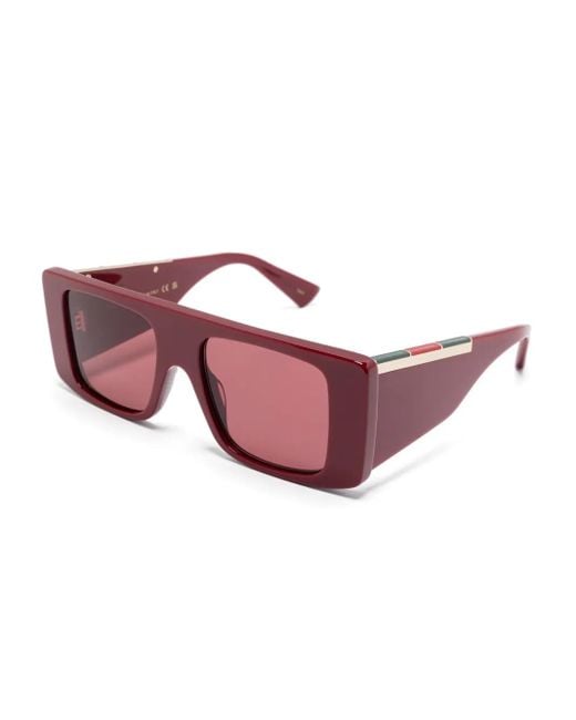 Gucci Pink Rectangle-Frame Sunglasses