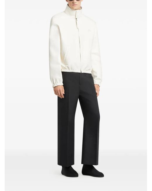 Courreges White Zip-Fastening Jacket for men