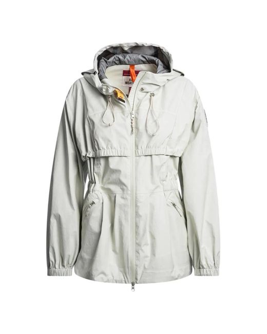 Parajumpers Gray Uneri Hooded Jacket