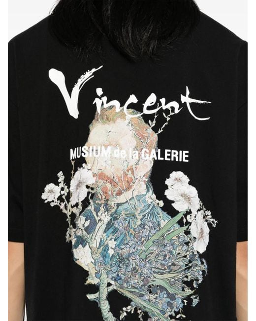 Musium Div. T-Shirt Mit Grafischem Print in Black für Herren