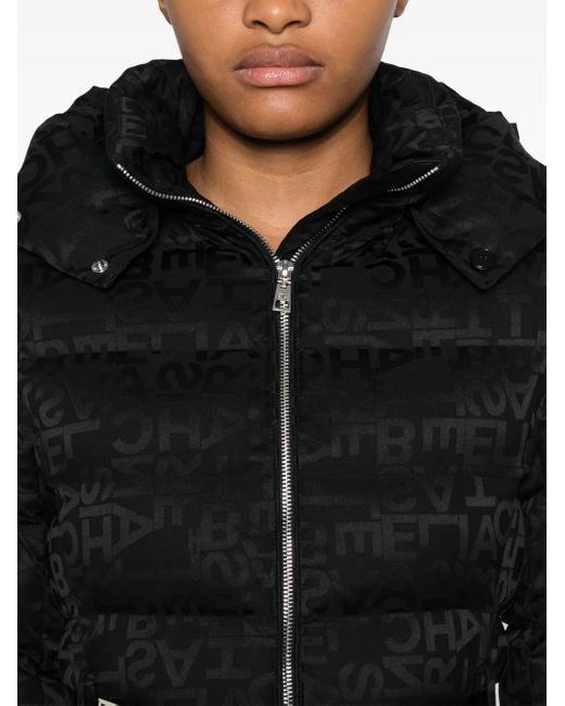 Elisabetta Franchi Black Zip Quilted Sport Coat