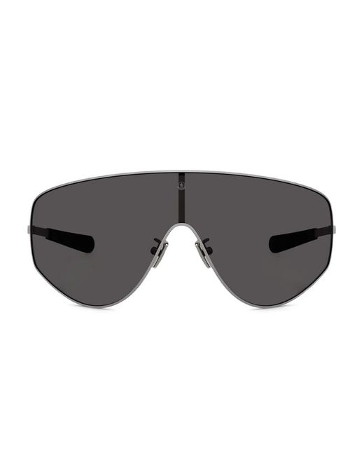 Moncler Gray Shield-Frame Sunglasses
