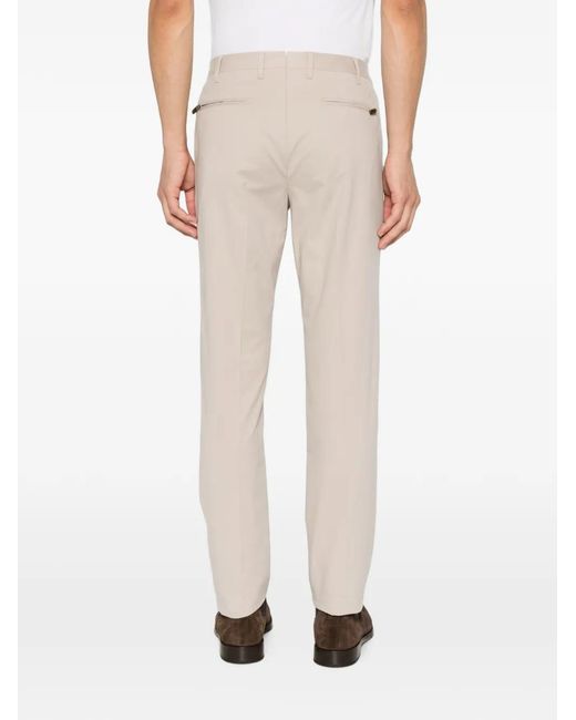 Corneliani White Straight-Leg Tailored Trousers for men