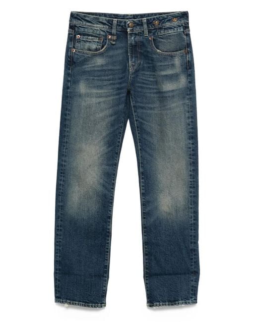 Vaqueros con diseño de cinco bolsillos R13 de color Blue
