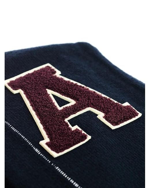 Ambush Blue Logo-Appliqué Scarf
