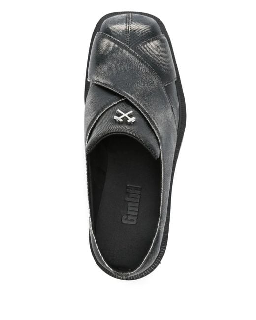 GmbH Gray Basim Crossover Loafers for men