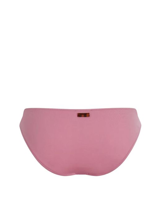 Vilebrequin Pink Metal-Detail Bikini Bottoms
