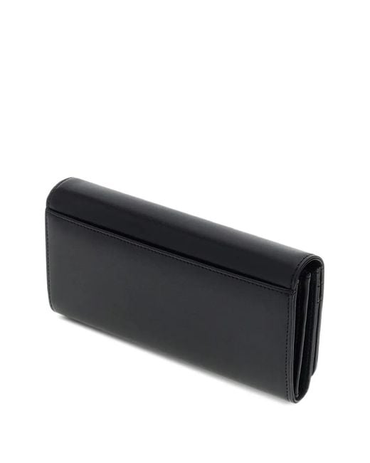 Guess Gray Logo-Plaque Wallet