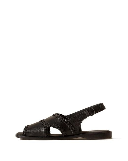 Hereu White Sastre Braided-Seam Sandals for men
