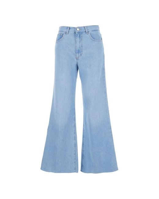 ..,merci Blue Flared Jeans
