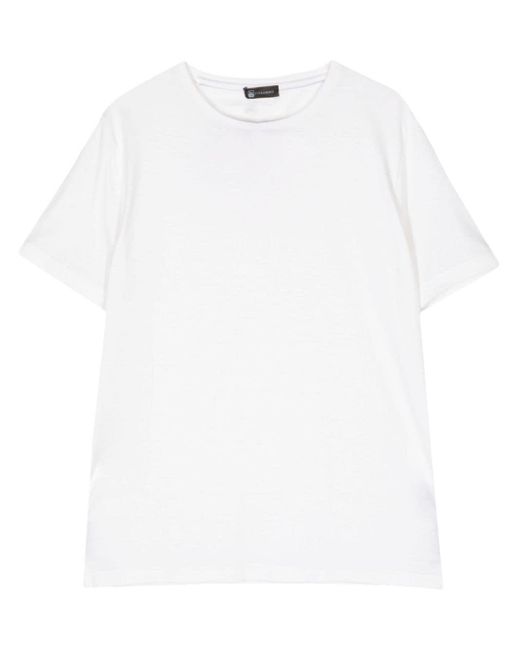 T-shirt girocollo di Colombo in White da Uomo