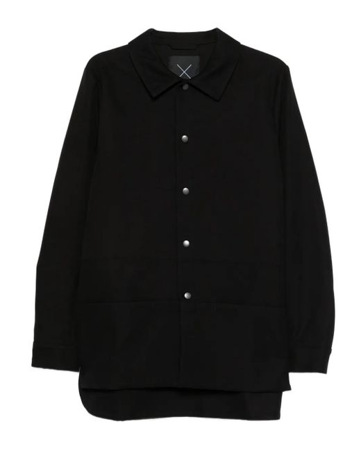 Nomen Nescio Black Jacke Mit Druckknöpfen