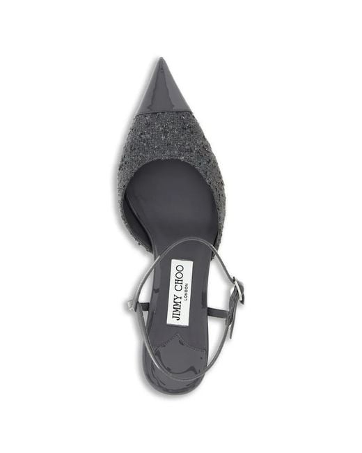Jimmy Choo White Aren Pearl-Pendant Pumps
