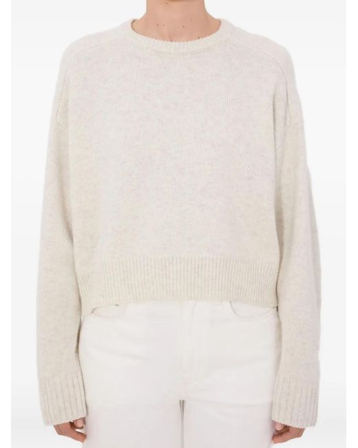 Loulou de Saison White Bruzzi Lds Sweater