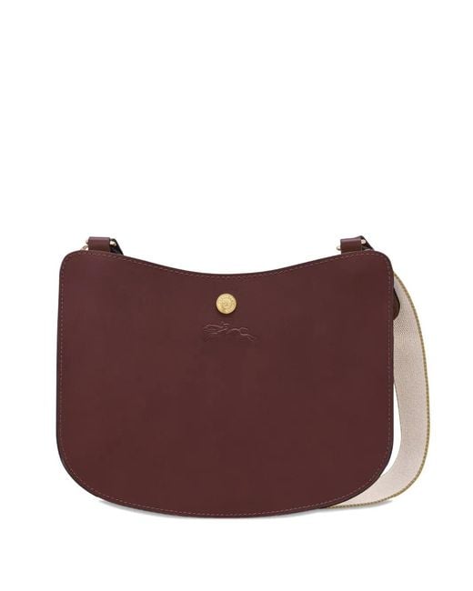 Longchamp ロゴ ショルダーバッグ Purple