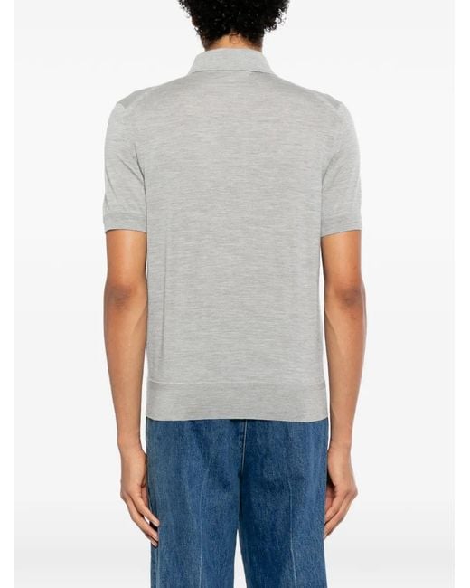 Tom Ford Gray Fine Gauge Polo Shirt for men