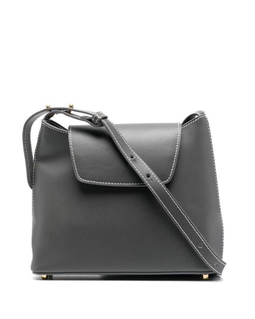 Elleme Leather Square Envelope Shoulder Bag in Grey (Gray) Lyst