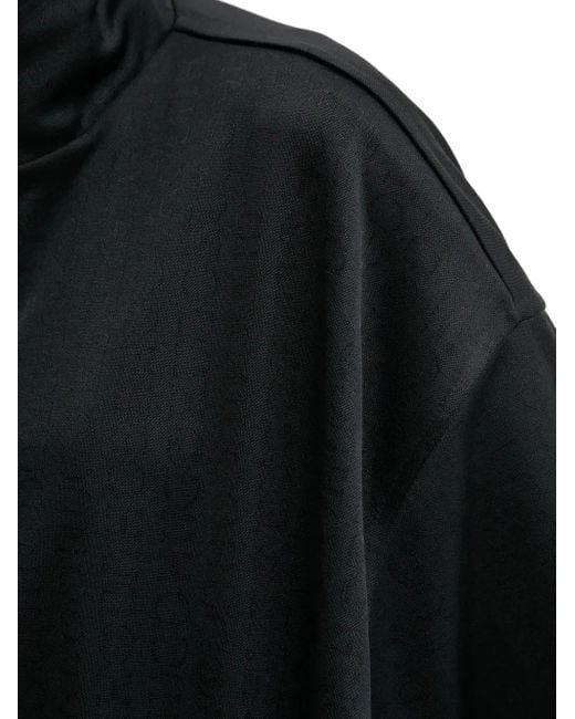 HUGO ハイネック ジップアップ ジャケット Black