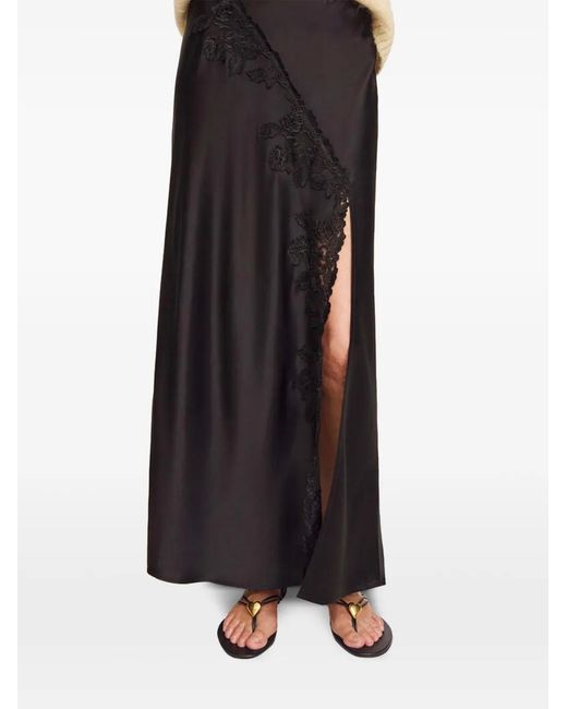 By Malene Birger Black Erika Lace Skirt