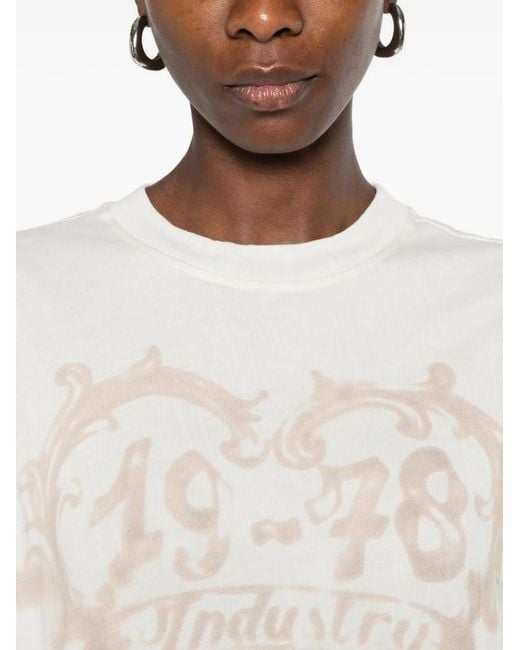 DIESEL White T-Hilary-Ls-Aa1 Maglietta