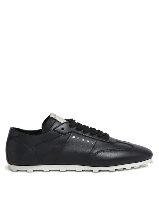 Marni Black Sneakers mit Schnürung