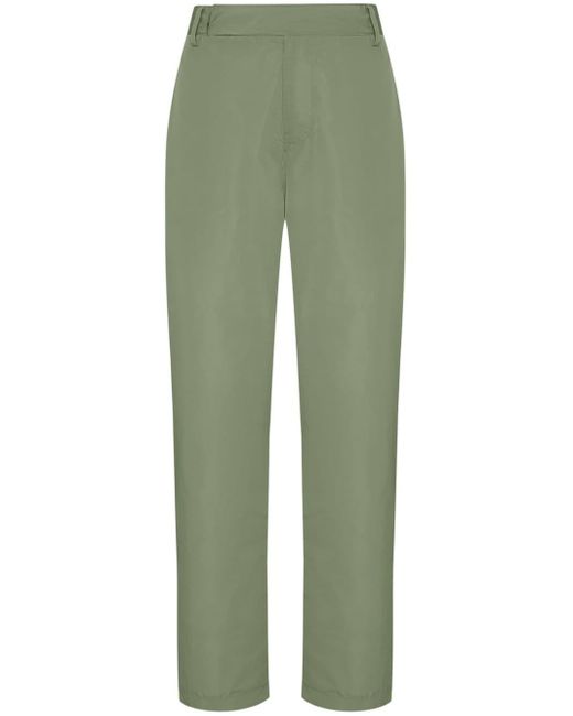 UMA | Raquel Davidowicz Green Solvente Straight-leg Tailored Trousers