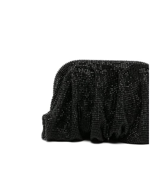 Pochette Plissée À Ornements Benedetta Bruzziches en coloris Black