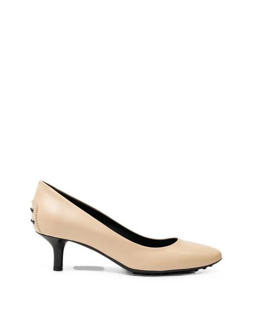 Tod's Natural Gommino-Studded Pumps