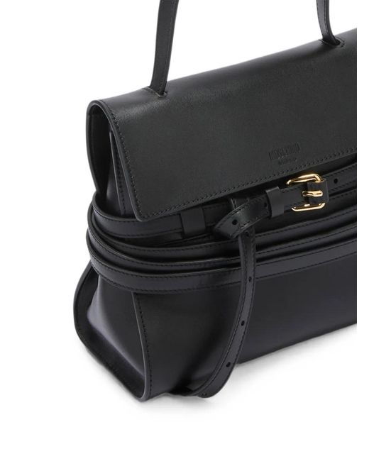 Moschino Black Nappa Bag
