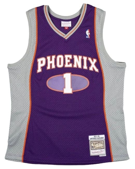 Mitchell & Ness Nba Suns 01 Penny Hardaway Swingman Trikot in Purple für Herren