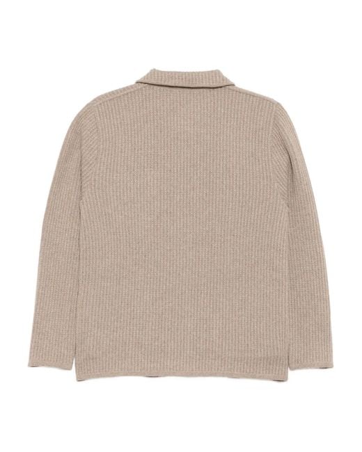 Lardini Natural Single-Breasted Jacket for men