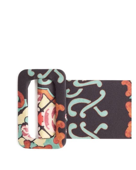 LaDoubleJ Black Patterned Belt