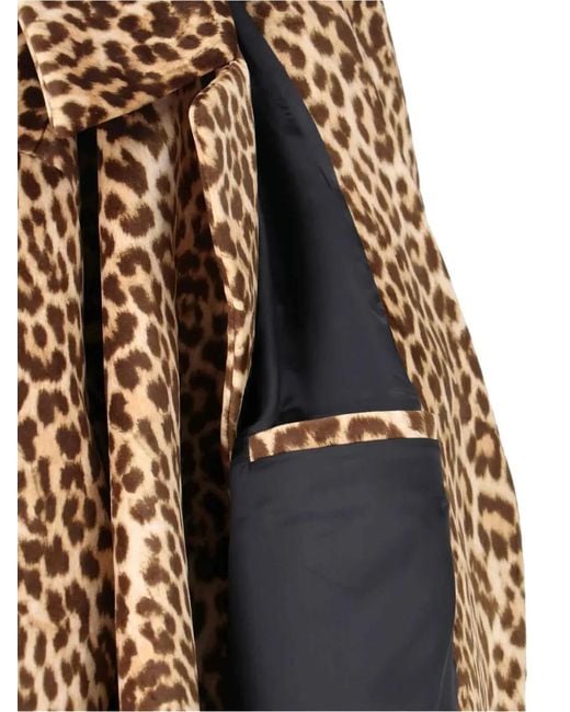Abrigo Con Motivo De Leopardo Duran Lantink de color Natural