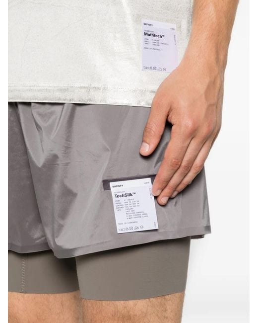 Satisfy Purple Techsilk 8" Shorts for men