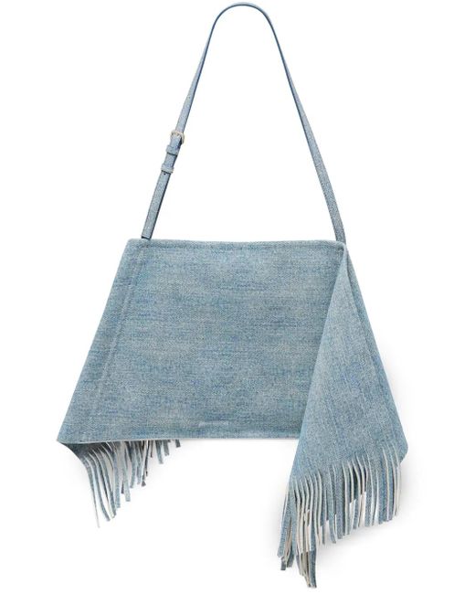 J.W. Anderson Blue Mittelgroße Scarf Schultertasche