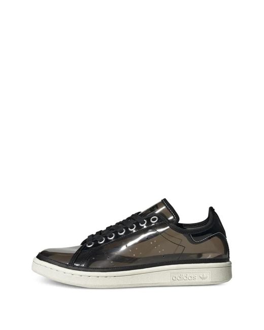 Adidas Black Stan Smith Low-Top Sneakers