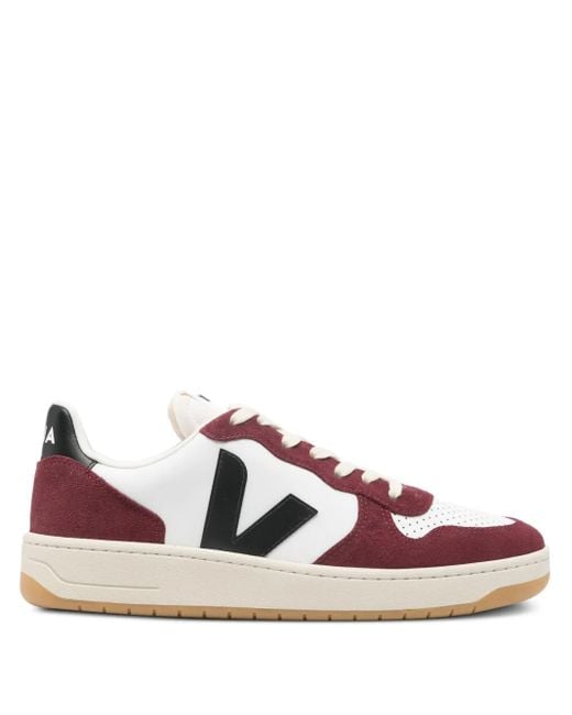 Veja Pink Panelled Sneakers for men