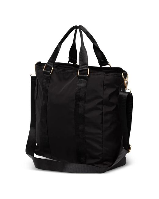 Blauer Black Logo-Patch Tote Bag