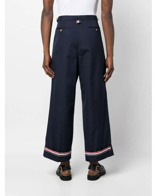 Thom Browne Blue Trousers for men