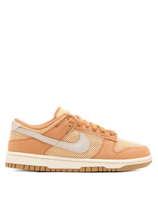 Nike Pink Dunk Low Next Nature Mesh Panel Sneakers