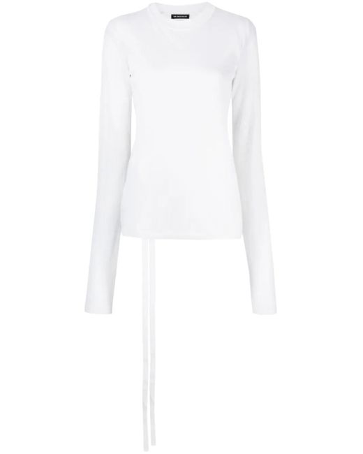 Ann Demeulemeester シアー ロングtシャツ White