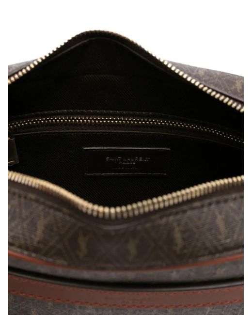 Saint Laurent モノグラム ショルダーバッグ Brown